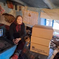 UPDATE 20.05.2025 – Pachete cu alimente din partea unei donatoare, pentru doamna Elena Dirdea