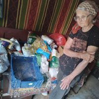 Doamna Alexandrina a primit alimente din donatiile voastre. Va multumim!